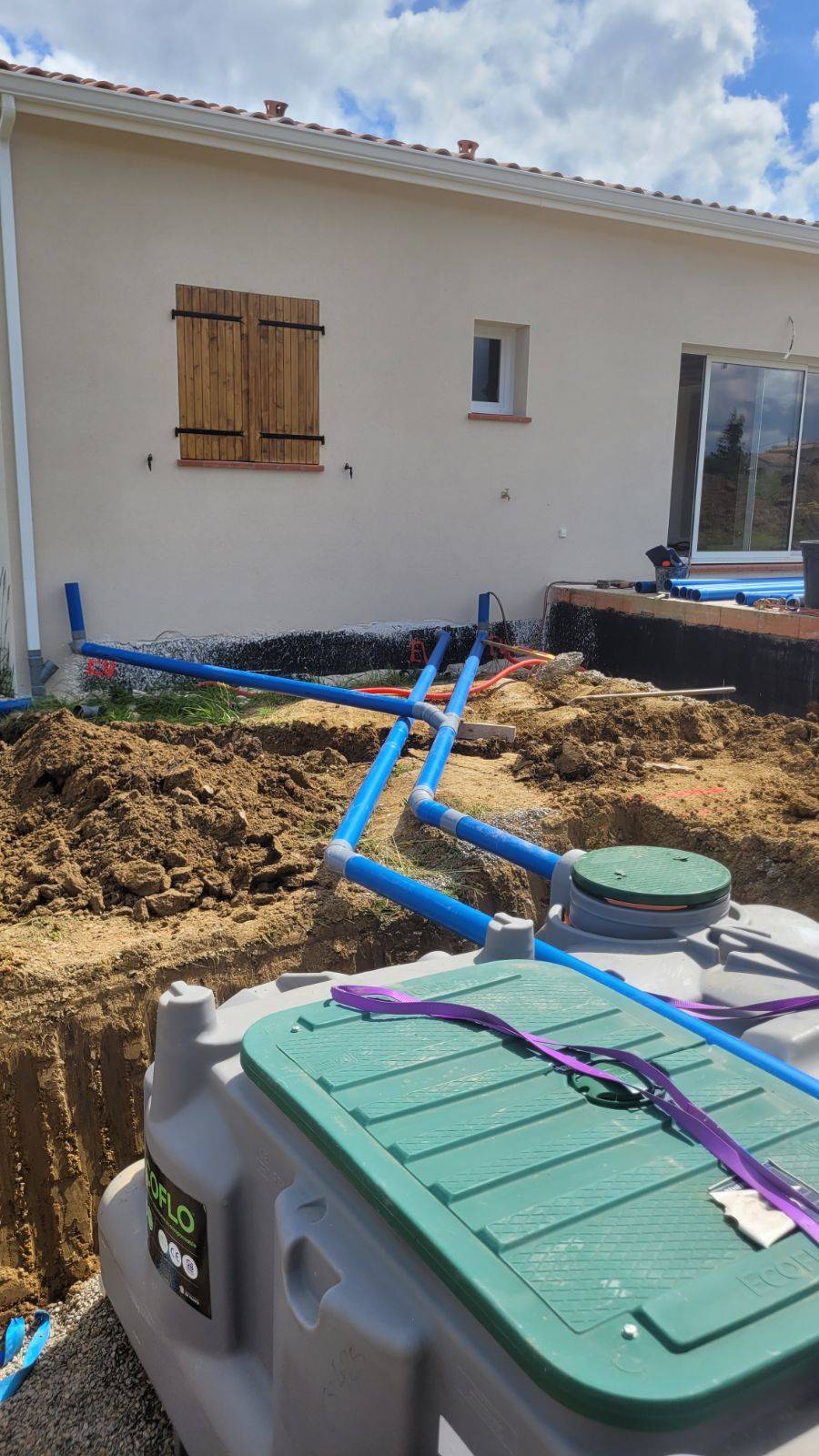 Installation d'un système ECOFLO à Labastide-Clermont (1)