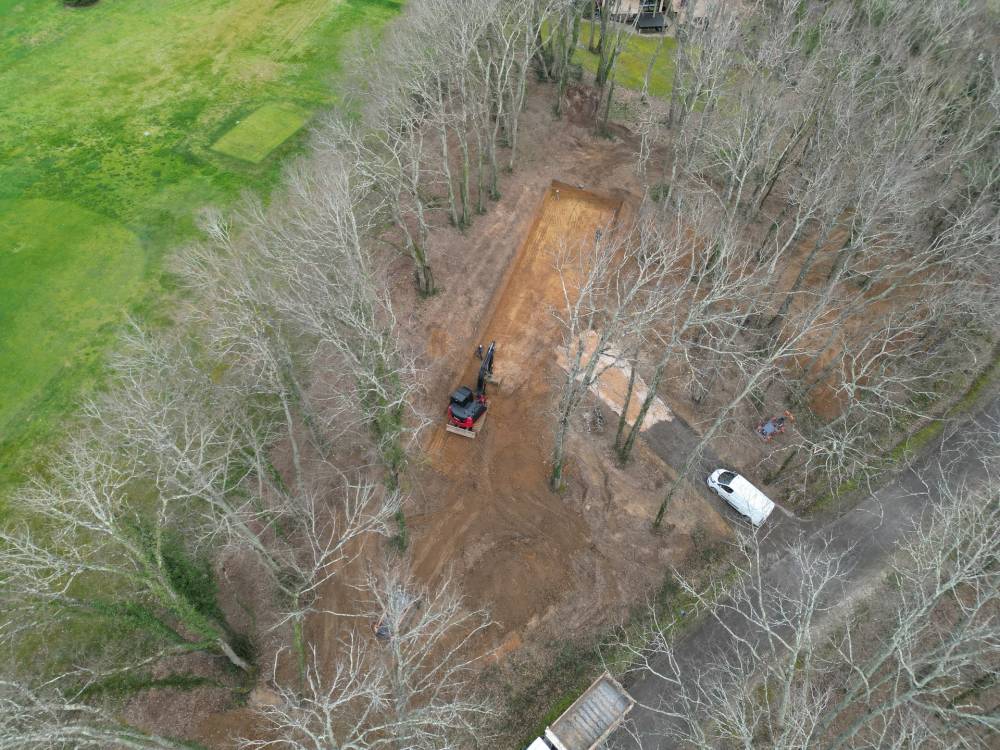 Terrassement d'une maison à Buzet-sur-Tarn (1)